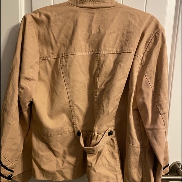 ❌SOLD❌ VINTAGE MAUVE TWILL MILITARY JACKET - Picture 6 of 7